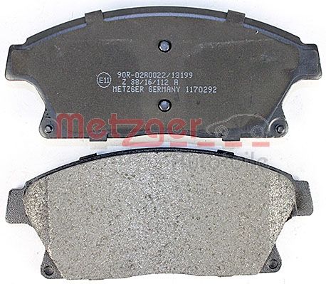 METZGER 1170292 GREENPARTS Bremsbelagsatz, Scheibenbremse